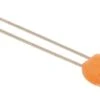 Schneider® Schneider - Silikon-Pinsel 50 Mm Orange Mit Edelstahlstiel, 5-reihig