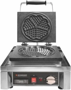 Schneider® Schneider - Waffel-Eisen Mit Digitalem Timer "Herz5" 420x300x295 Mm, 1600 W, 60-300°C