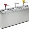 Schneider® Schneider - Druckknopf Dosierspender Mit GN-Behälter "COOL" 3 X 3 Liter - 185 X 585 X 375 Mm