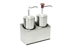 Schneider® Dosierspender Rund 2fach Inhalt 2x 2,25Liter - 294x147x378