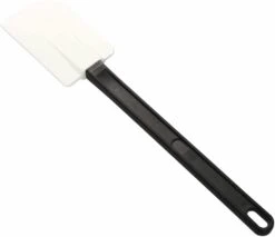 Schneider® Schneider - Stielschaber Weiss/schwarz Aus Silikon Griff Hitzebeständig L:350mm, Schaber:115x68mm